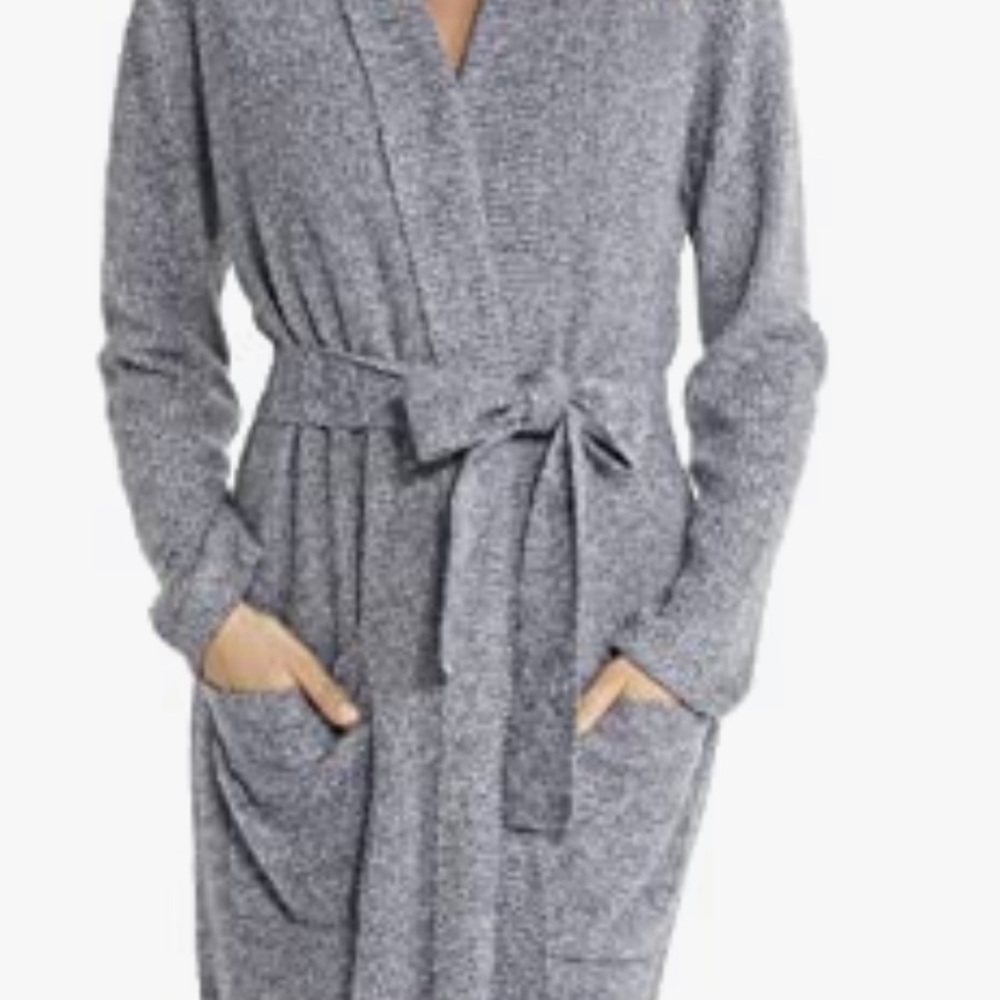 NWOT Barefoot Dreams Cozy Chic Lite bathrobe; L/XL